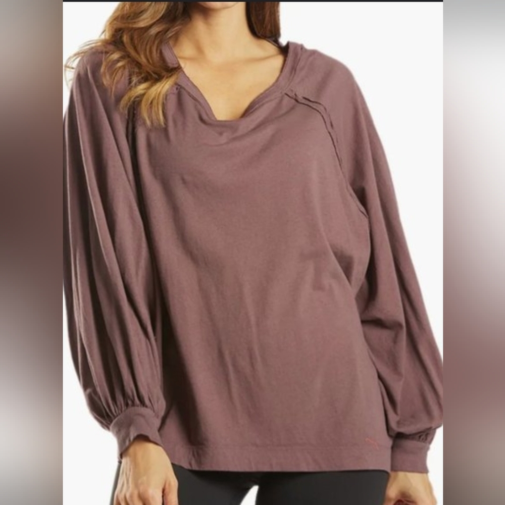 Free People Movement She's Everything Long Sleeve Top Size XS Gray